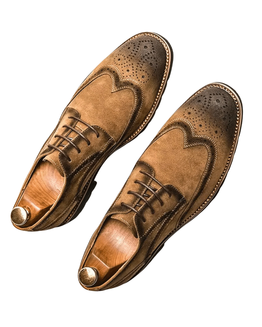 Zapatos Oxford de ante