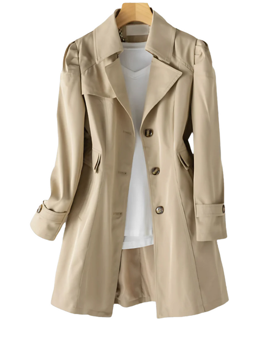Elegante gabardina para mujer
