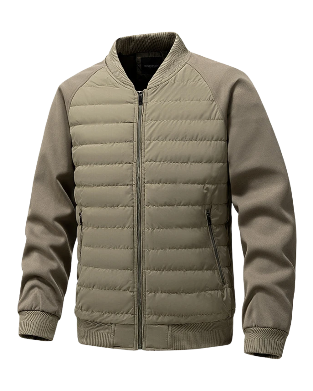 Elegante chaqueta bomber cálida
