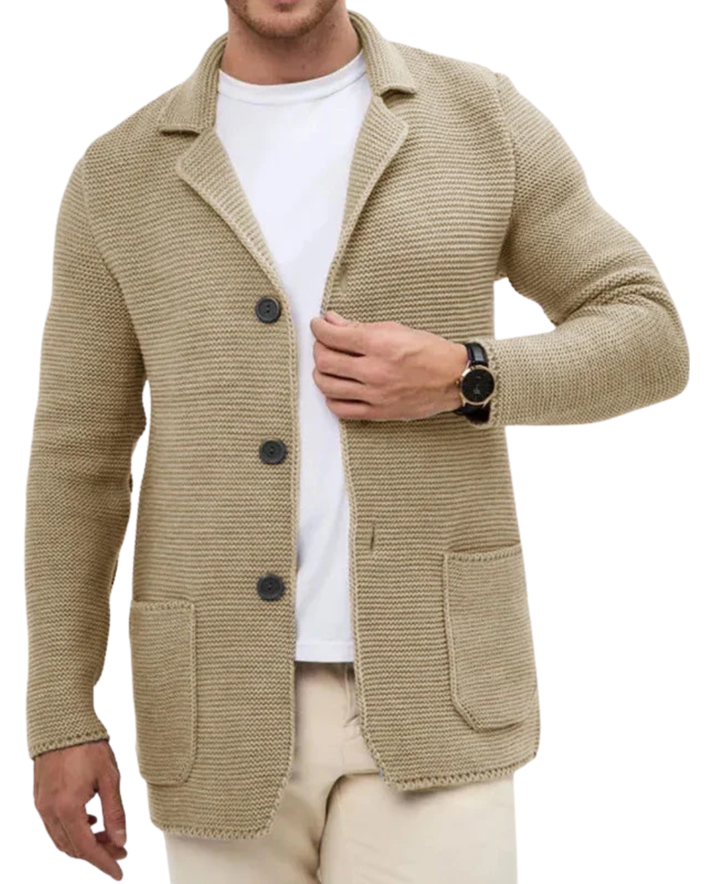 Elegante cárdigan de punto