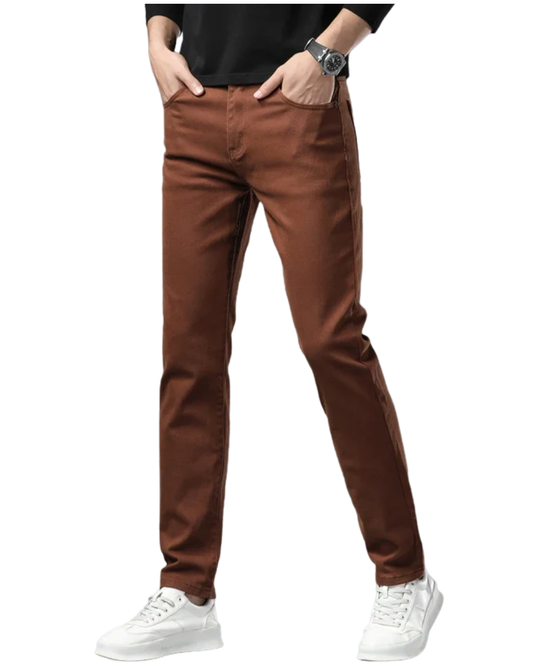 Elegantes vaqueros elásticos de denim