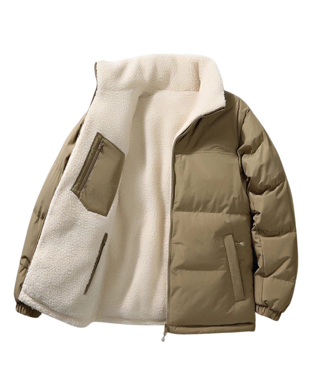 Elegante chaqueta reversible