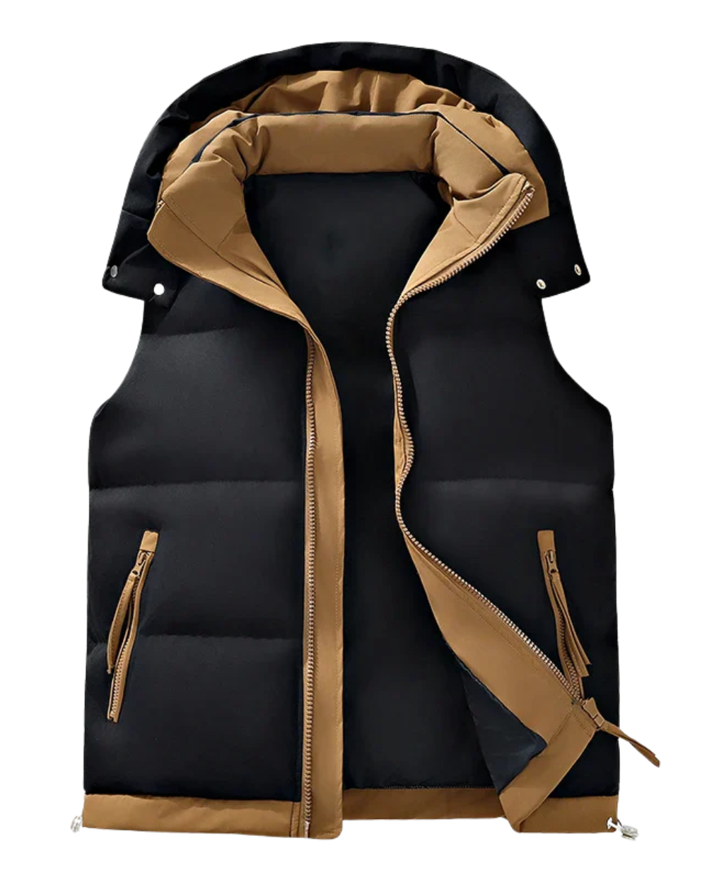 Elegante chaleco acolchado