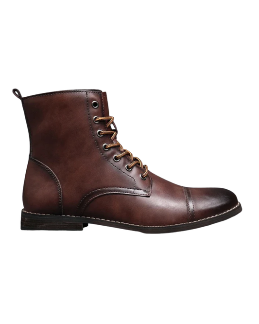 Elegantes botas de piel