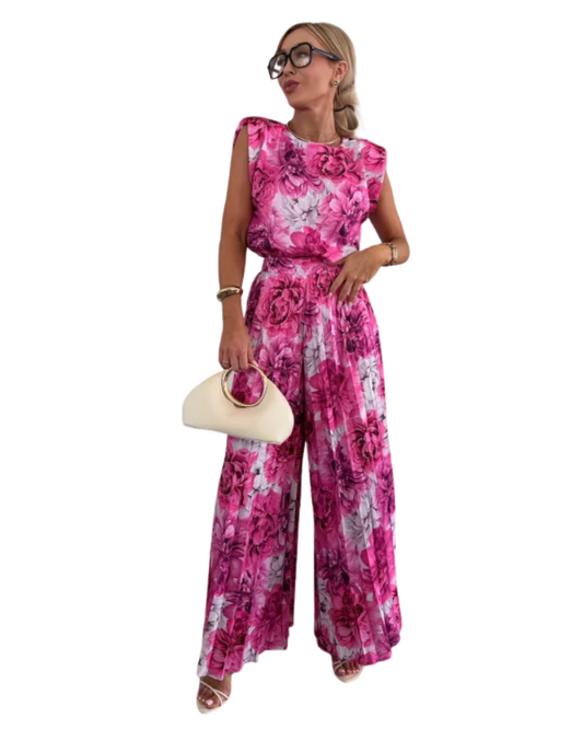 Conjunto chic de dos piezas para mujer
