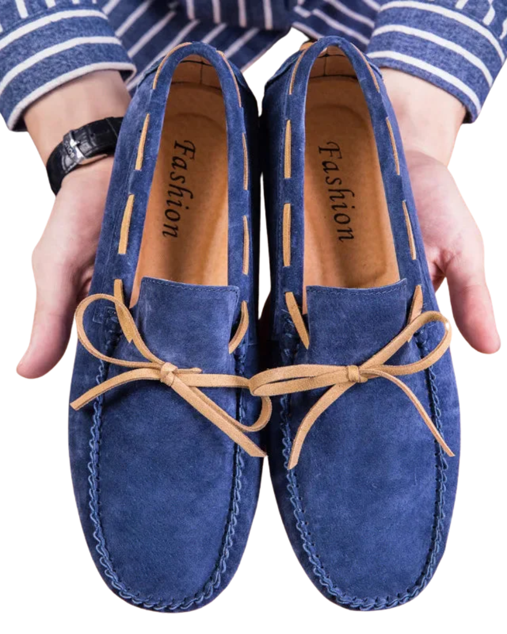 Mocasines de ante suave