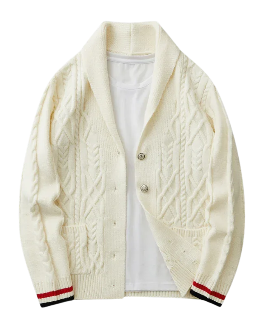 Elegante cárdigan de algodón