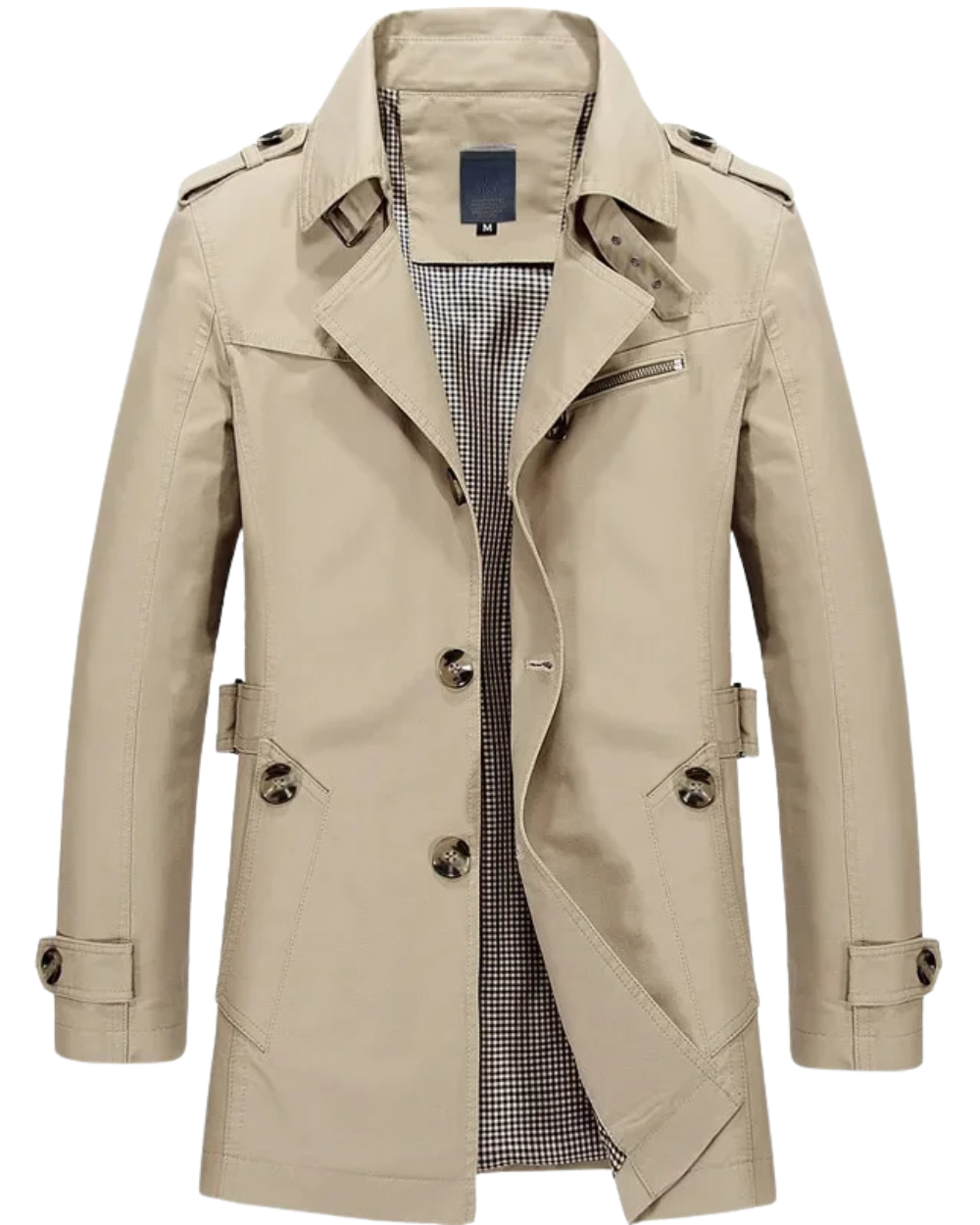 Chaqueta de algodón cortaviento