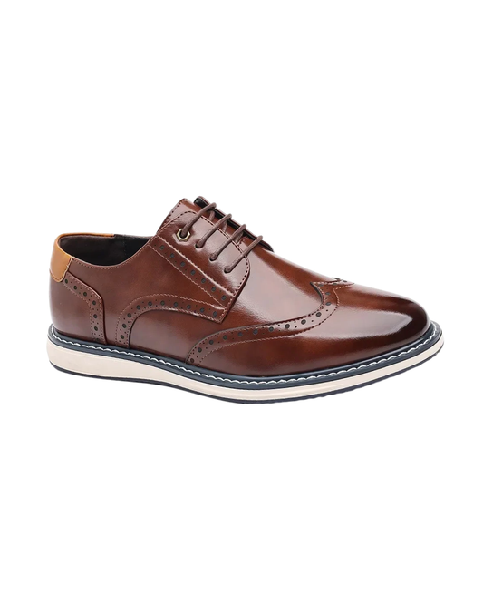 Elegante zapato Oxford de cuero