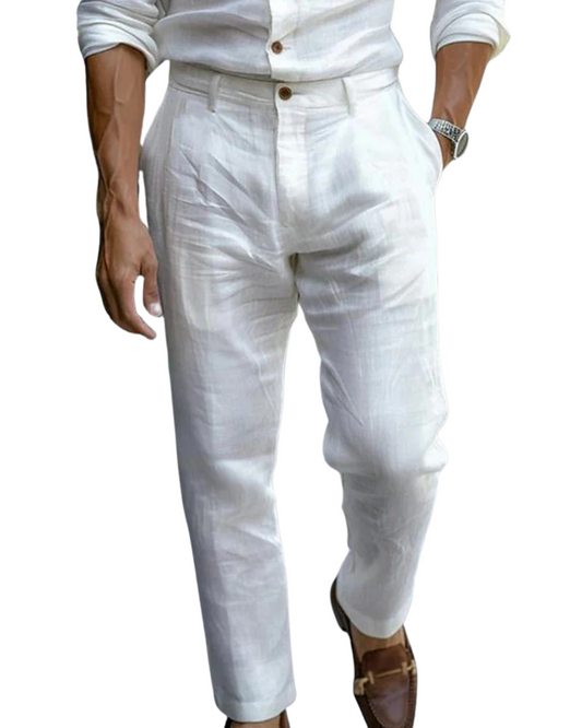 Saint - Tropez Chic Pantalones de lino