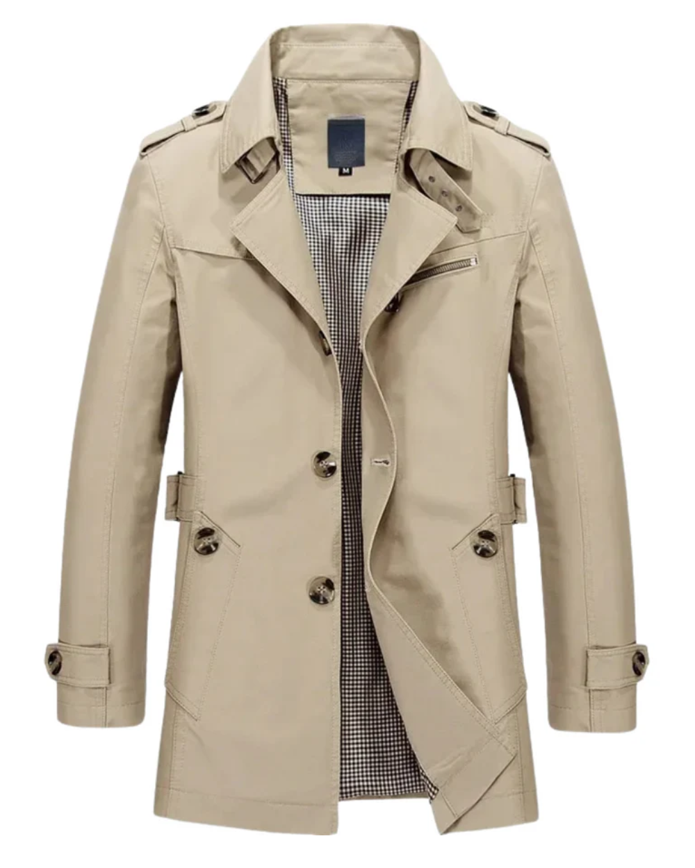 Chaqueta de algodón cortaviento