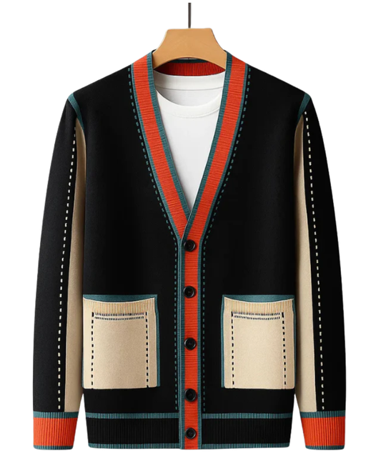 Elegante cárdigan de lana