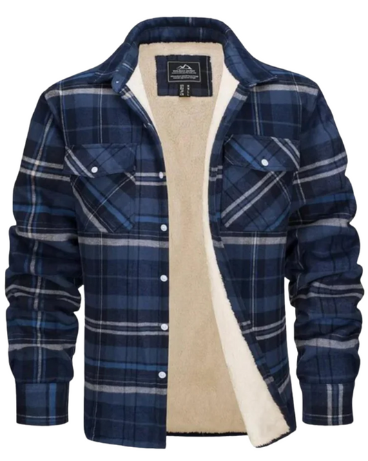 Elegante chaqueta con forro polar