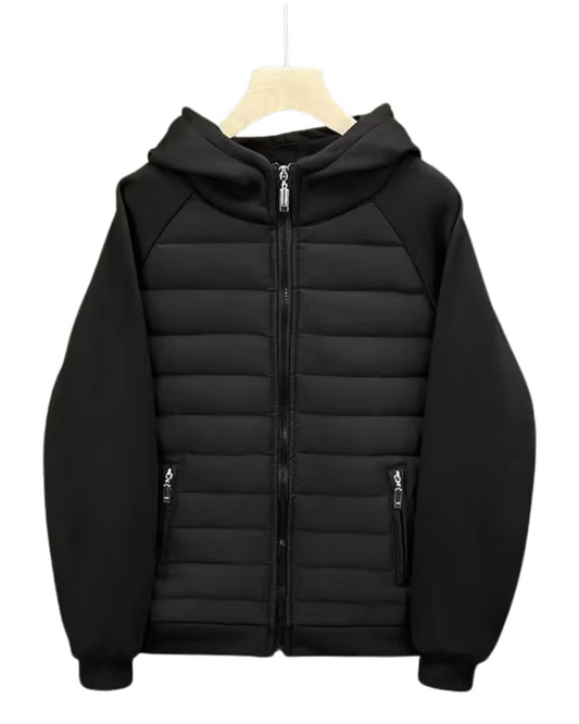 Elegante chaqueta acolchada de algodón