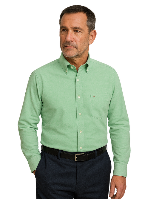 Elegante camisa de algodón