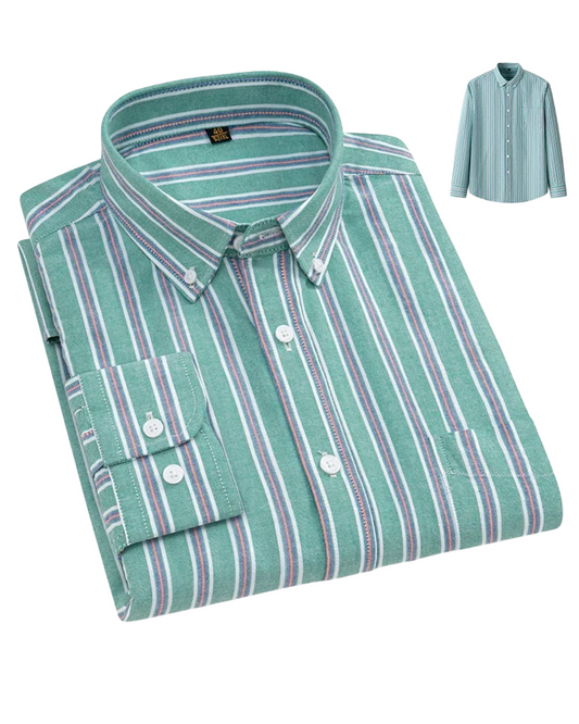 Camisa Oxford de algodón