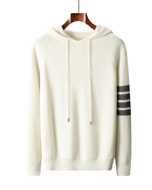 Sudadera con capucha de lana merina Arezzo