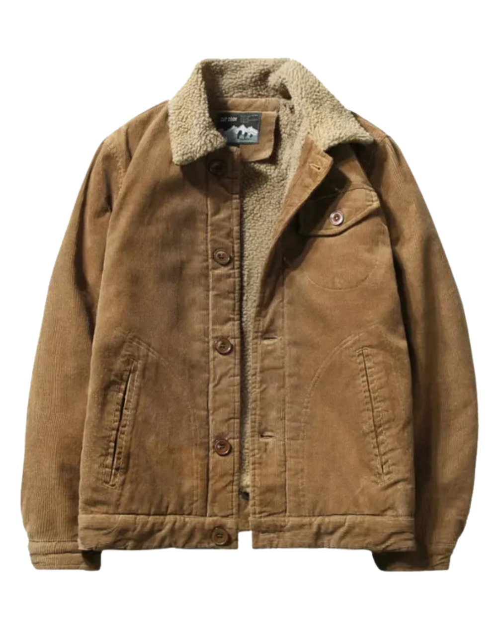 Chaqueta de invierno de terciopelo