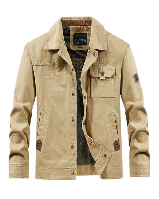Cálida chaqueta de algodón