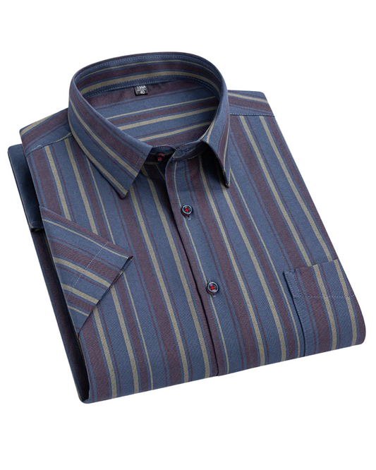 Camisa de algodón de manga corta