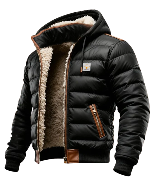 Elegante chaqueta con forro polar