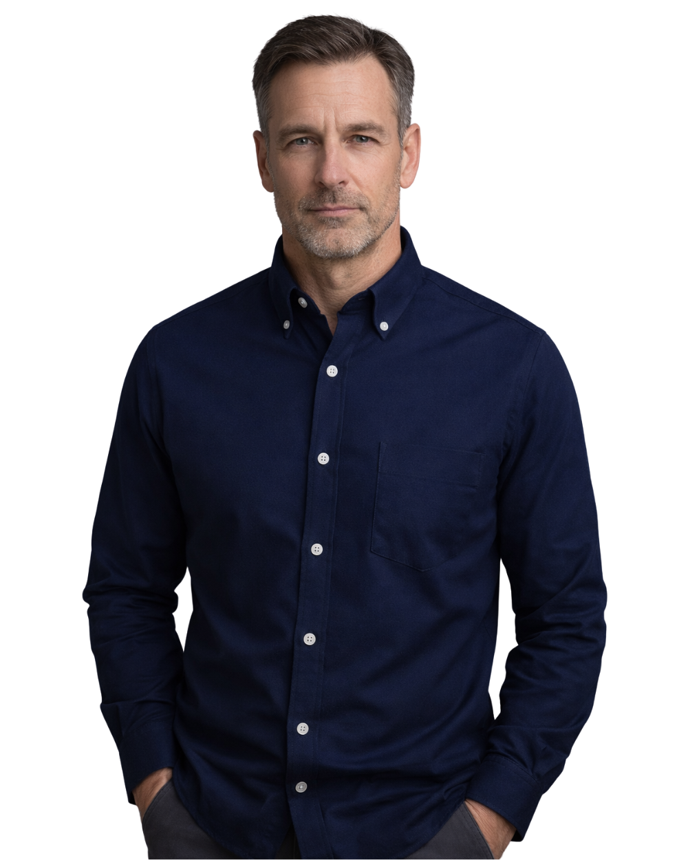 Elegante camisa de algodón