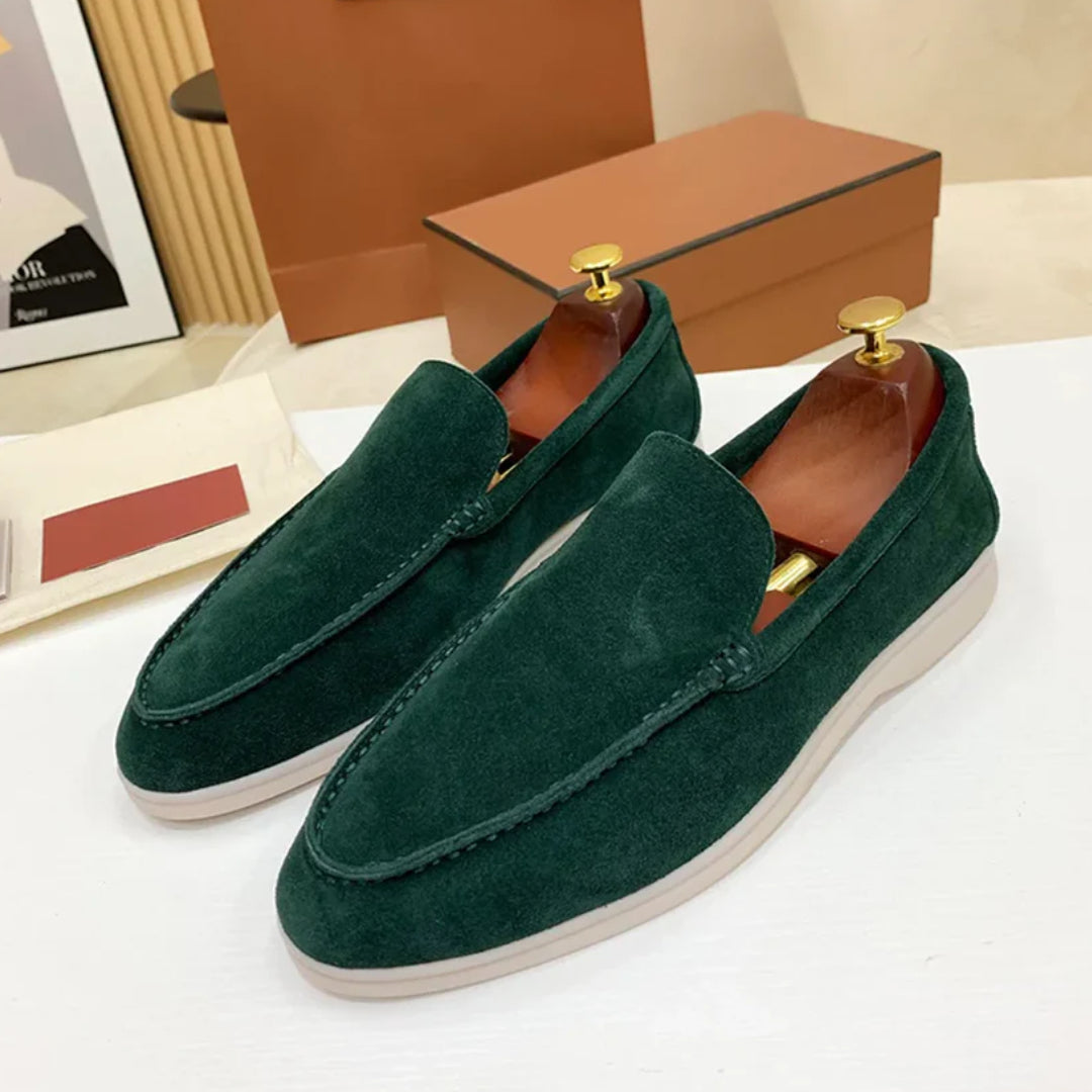 Mocasines clásicos de ante