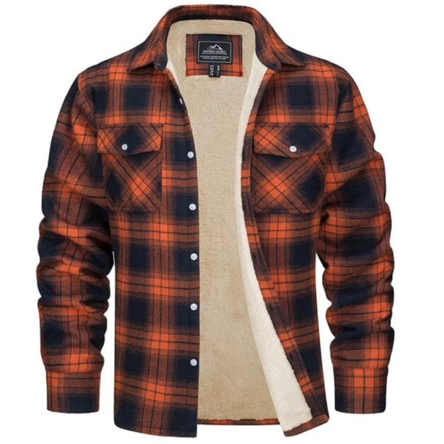 Elegante chaqueta con forro polar