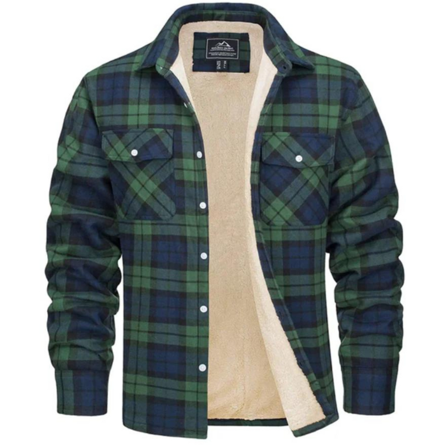 Elegante chaqueta con forro polar