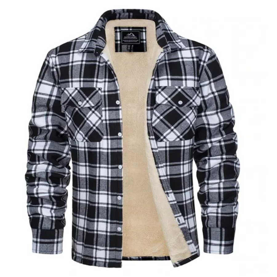 Elegante chaqueta con forro polar
