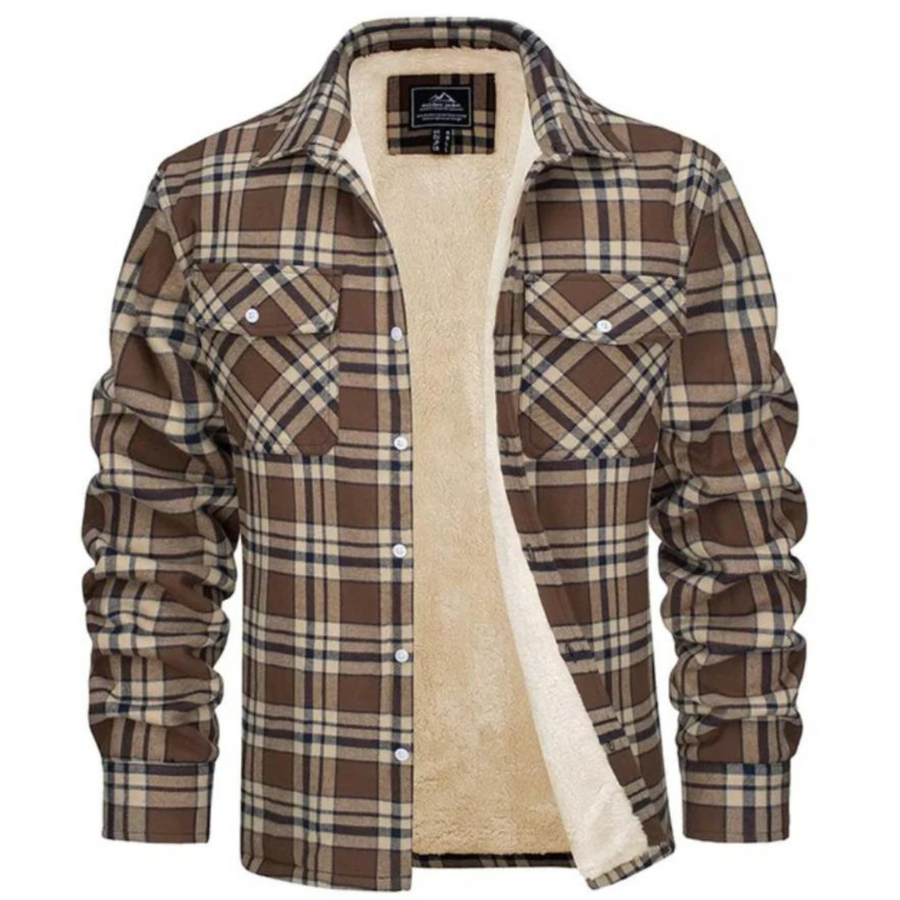 Elegante chaqueta con forro polar