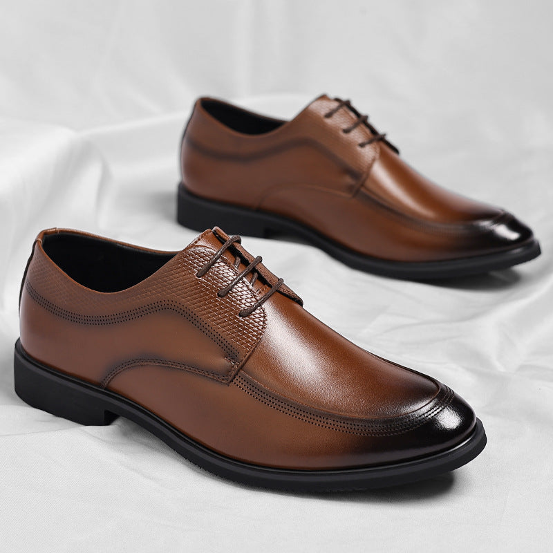 Zapatos de vestir Oxford de cuero