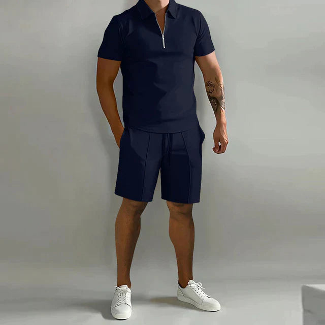 Elegante conjunto de polo