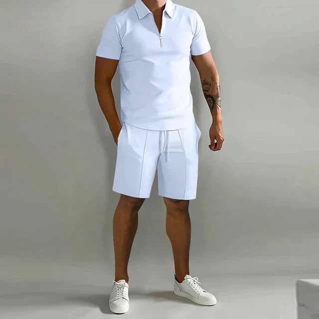 Elegante conjunto de polo