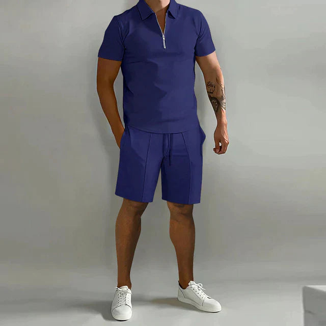 Elegante conjunto de polo