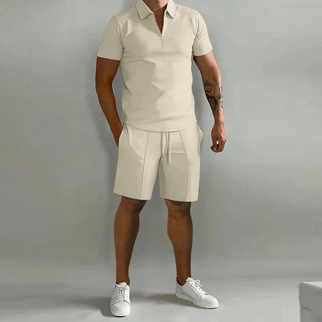 Elegante conjunto de polo