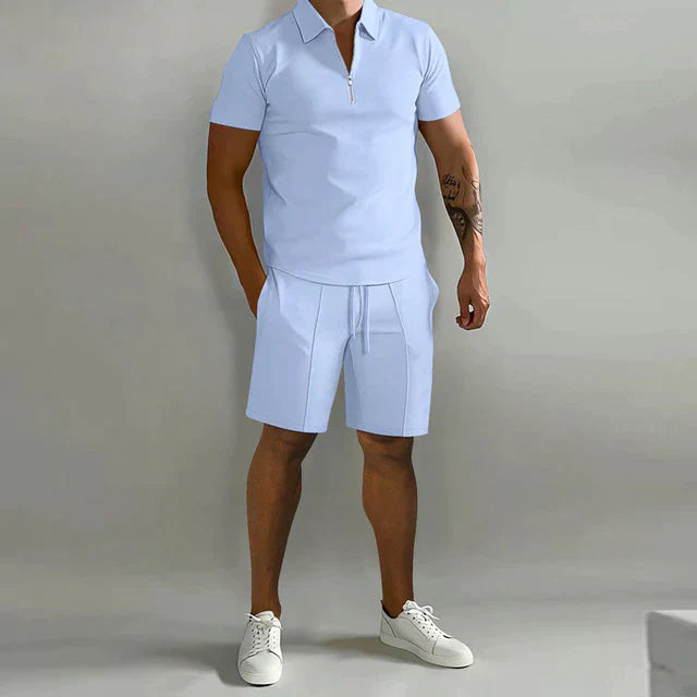Elegante conjunto de polo