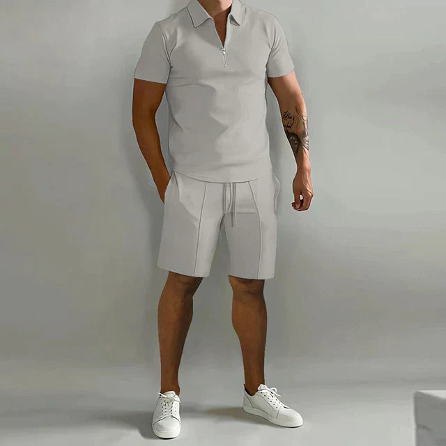 Elegante conjunto de polo