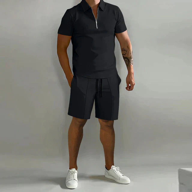Elegante conjunto de polo