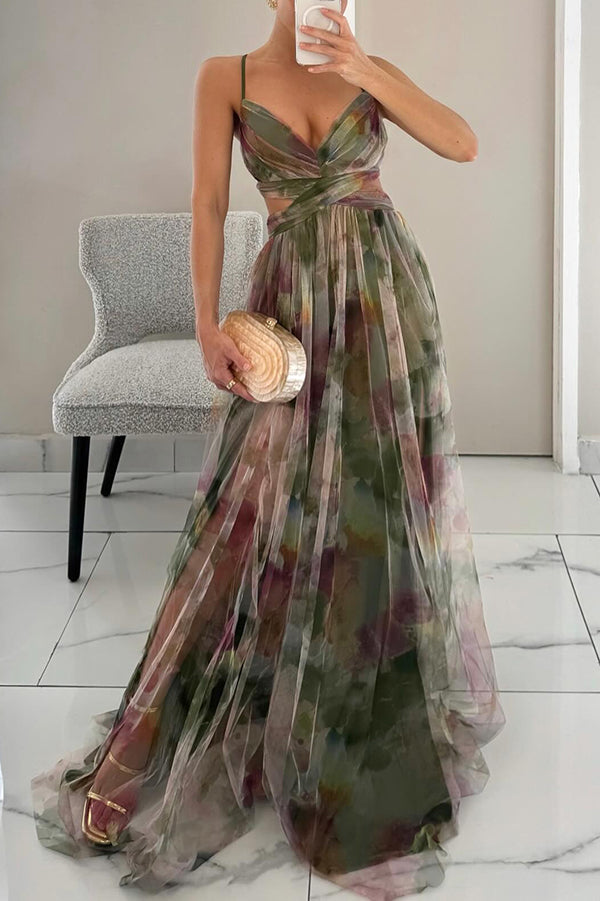 Elegante vestido largo