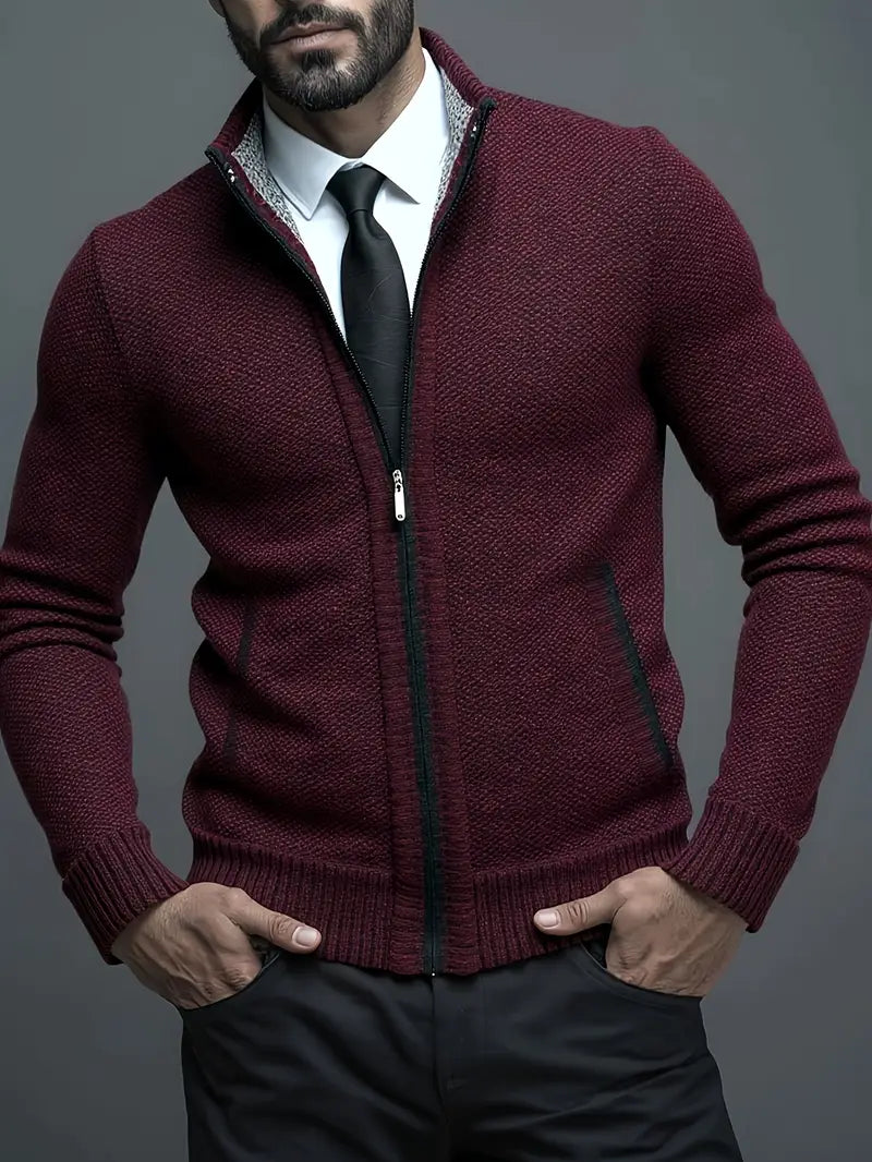 Elegante cárdigan de negocios