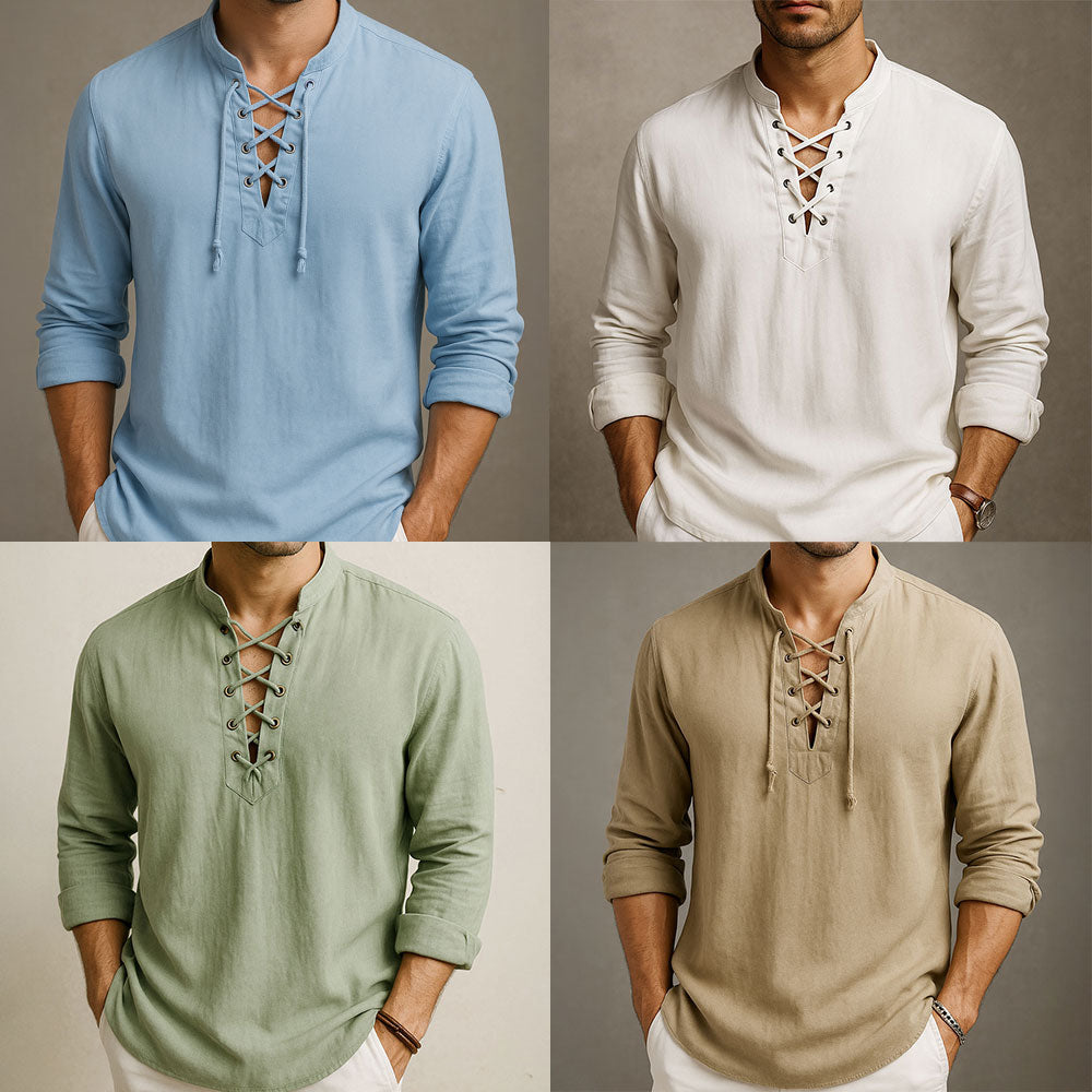 Elegante camisa de playa