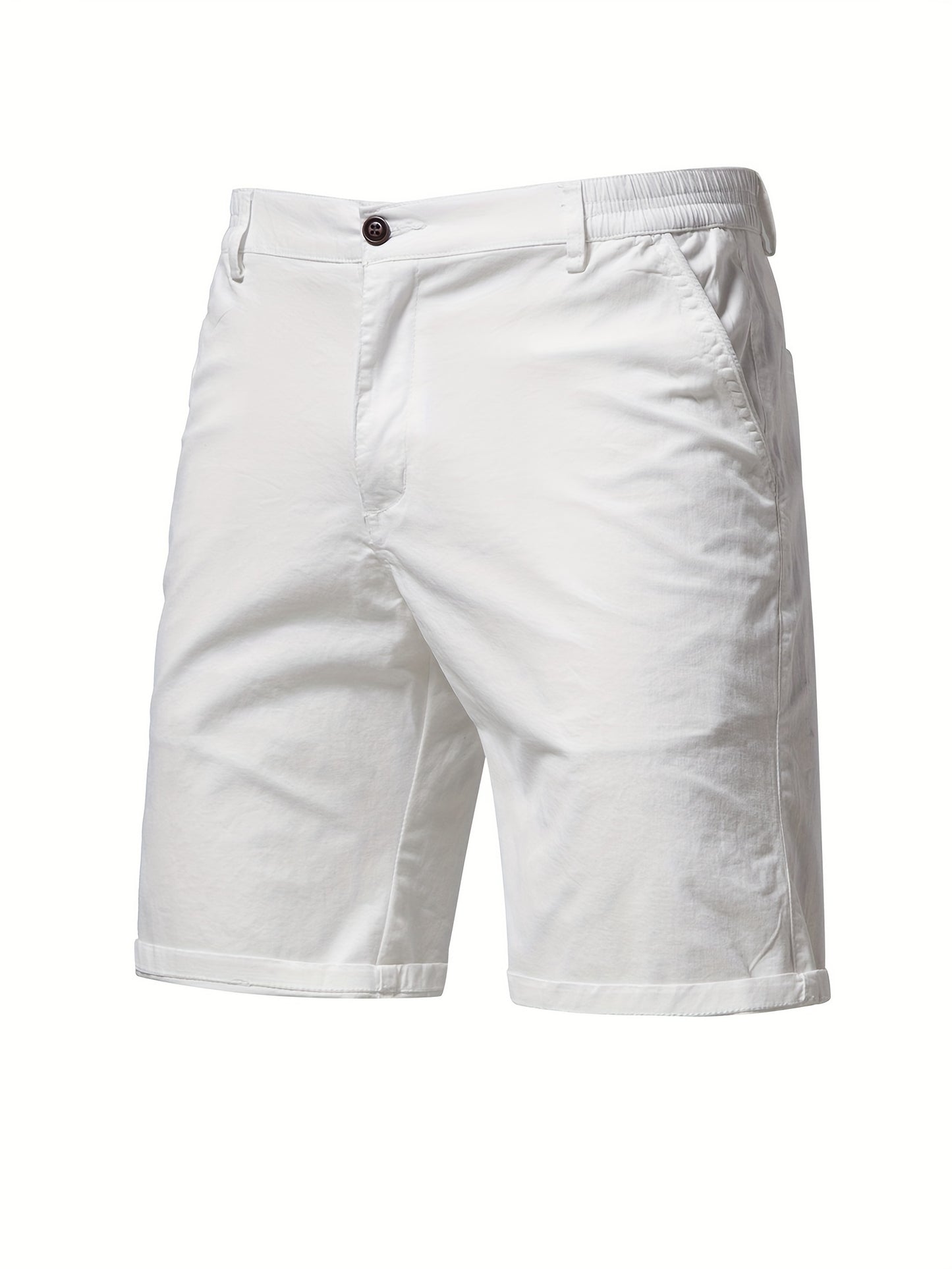Elegantes pantalones cortos de algodón