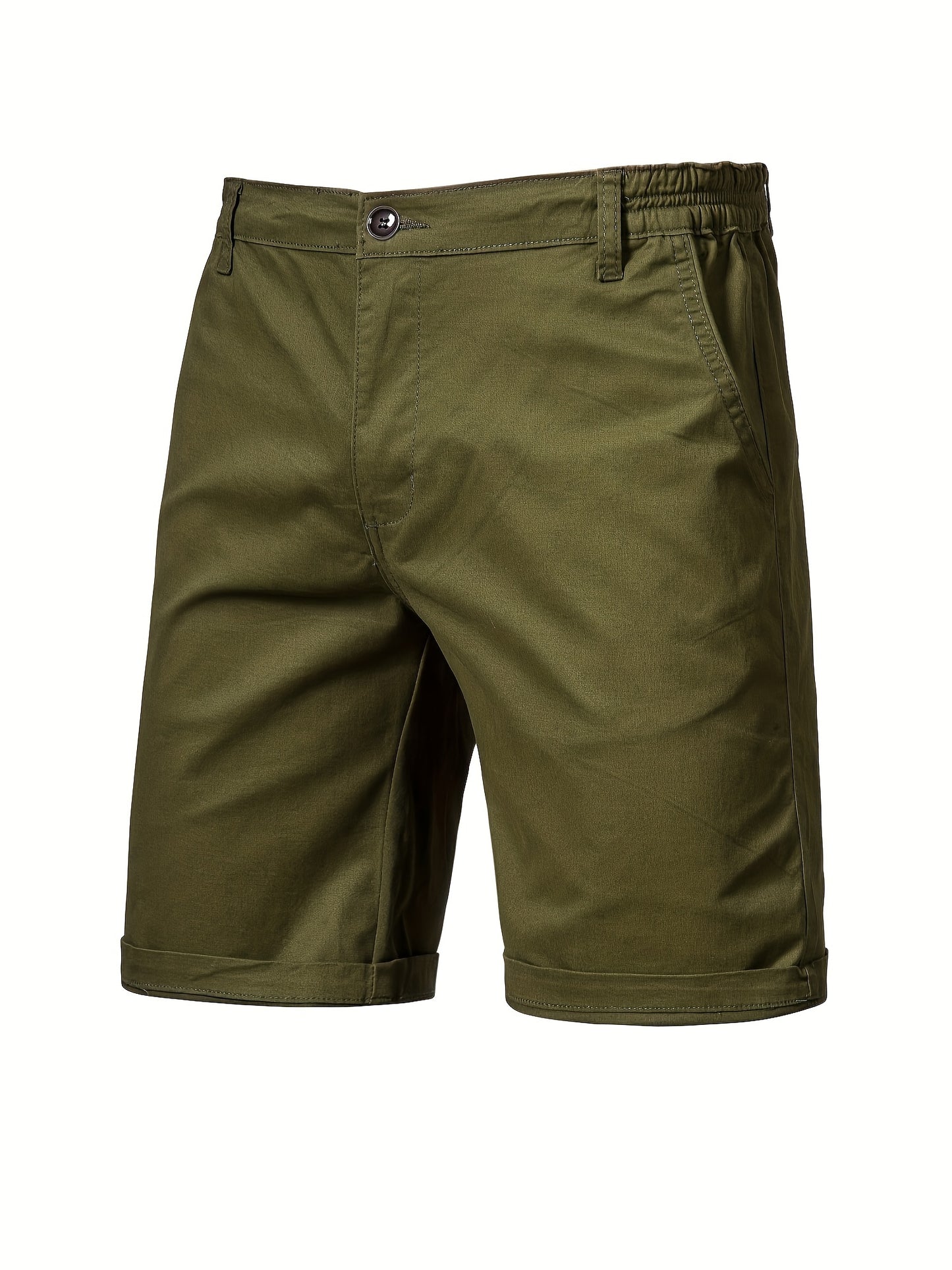 Elegantes pantalones cortos de algodón