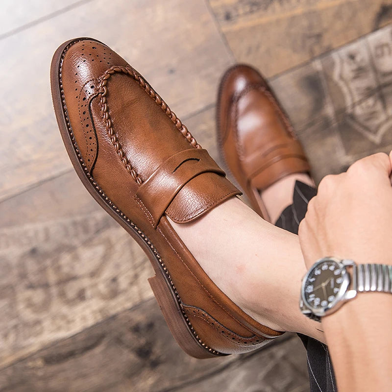 Mocasines de piel Chic