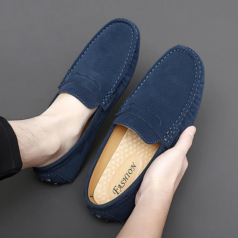 Mocasines de ante