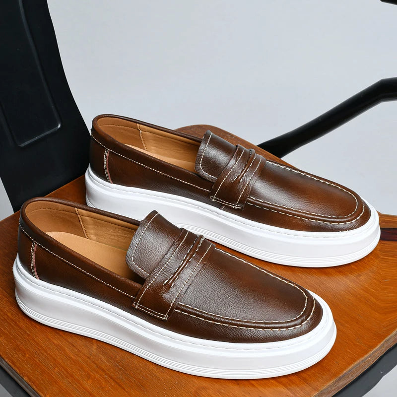 Zapatos náuticos de piel