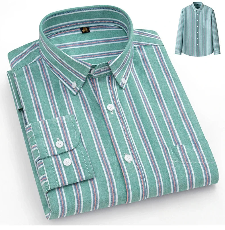 Camisa Oxford de algodón