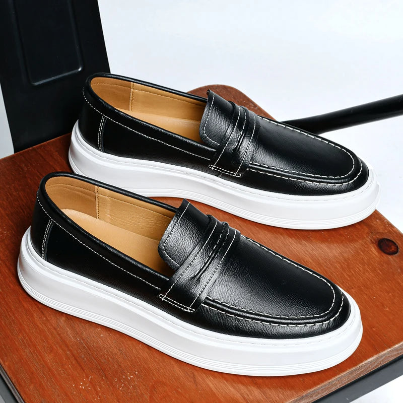 Zapatos náuticos de piel