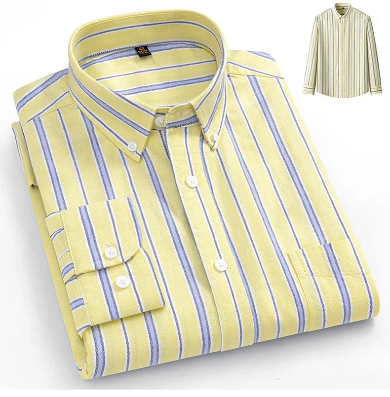 Camisa Oxford de algodón